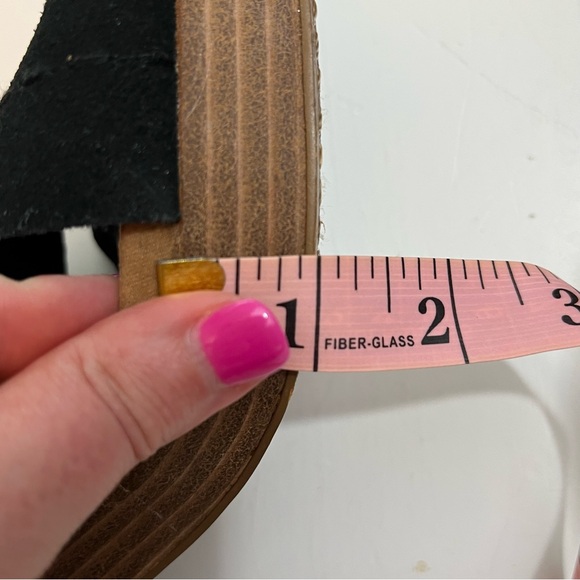 Toms Ibiza Black Suede Sandal - Size 9.5 - Picture 9 of 10